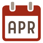April calendar icon