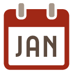 January calendar icon